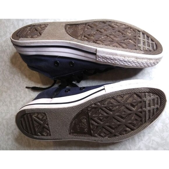 Converse CTAS Big Kids size 2 Blue canvas sneaker shoes - Picture 5 of 6